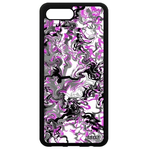 фото Простой чехол на мобильный // honor 10 // "мраморный фон" дизайн эффект, utaupia, розовый