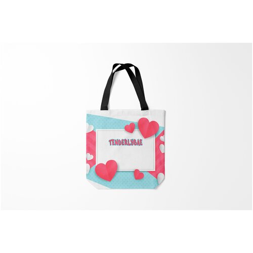 фото Сумка-шоппер / 40х40 см / исторические личности / знаменитые tenderlybae burnettie