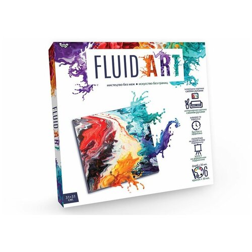 набор креативного тв ва fluid art набор 4 Набор креативного тв-ва Fluid Art, набор №4