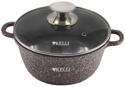 Кастрюля Kelli KL-4091-16 с гранитным покрытием 1,6л