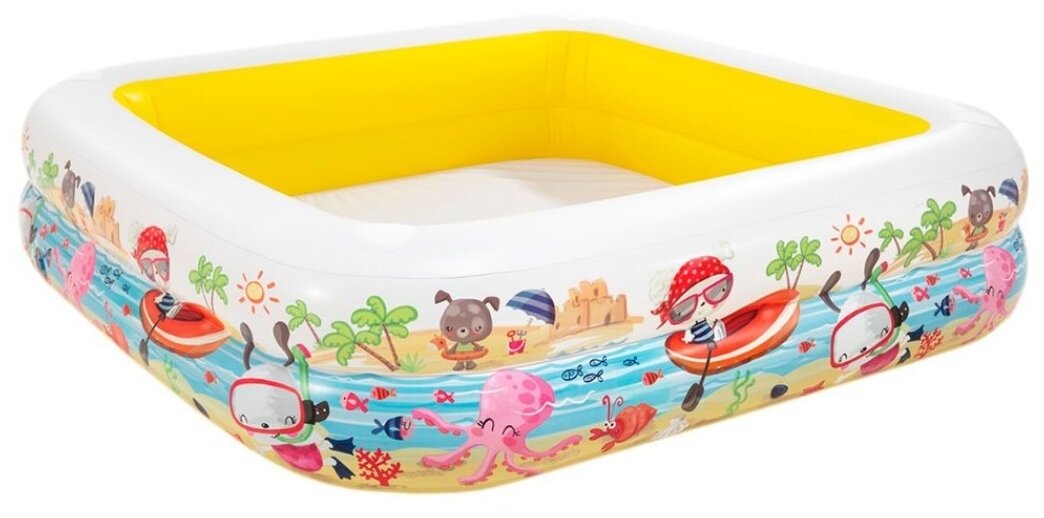 Надувной бассейн Intex детский, с навесом, "Sun Shade Pool", 158х122 см (int57470NP) - фотография № 3
