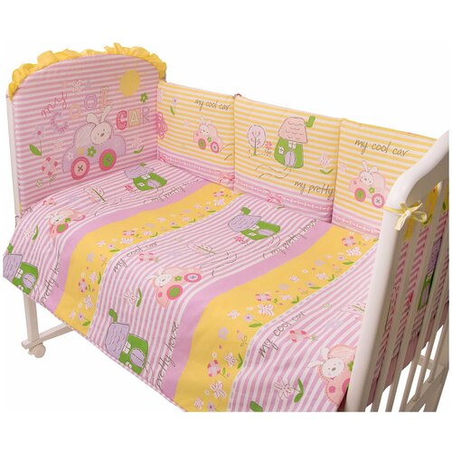 Комплект Золотой Гусь Путешествие розовый комплект из 6 предметов в детскую кроватку бязь сонные мишки розовый
