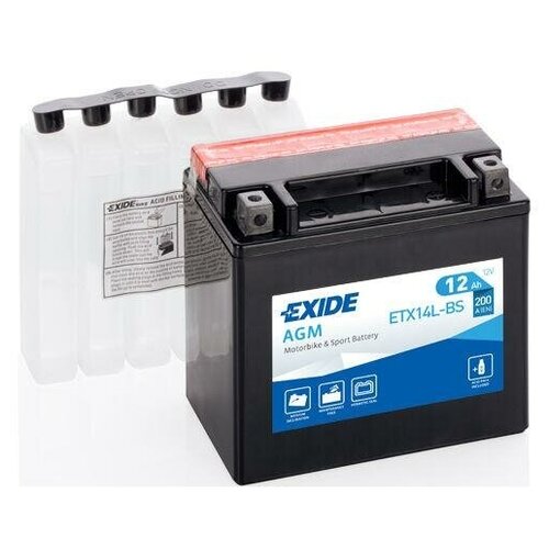 Аккумулятор Exide 12Ач обратная полярность ETX14L-BS