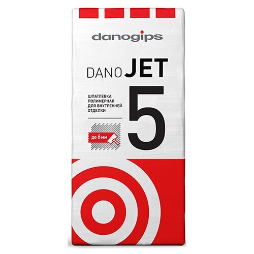 Даногипс Дано Джет 5 шпатлевка полимерная выравнивающая (25кг)