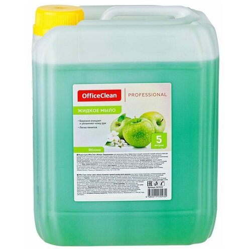 Жидкое мыло Officeclean Professional Яблоко, канистра, 5 л мыло жидкое officeclean professional яблоко пэт 5 л 247028 п