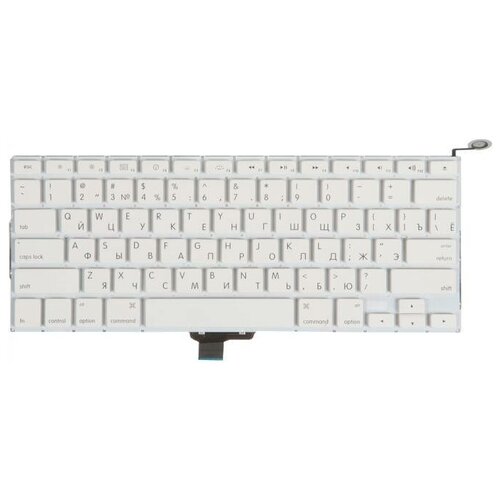 Клавиатура для Apple MacBook 13 A1342 Белая Late 2009 Mid 2010 прямой Enter RUS A1342 1804₽