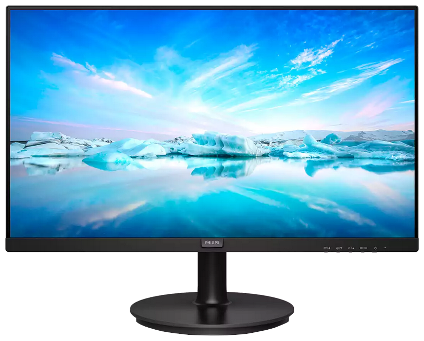 Монитор 21.5" Philips 221V8LD (00/01), 1920х1080, 75 Гц, VA, черный (221v8ld/00)