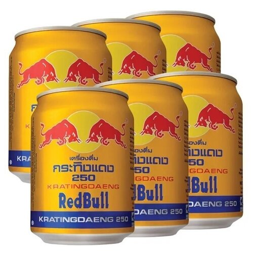 Энергетический напиток Red Bull Krating Daeng (Таиланд), 250 мл (6 шт)