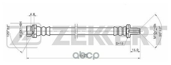 Шланг Тормозной Задний Ford Focus 98- Zekkert арт. BS9402