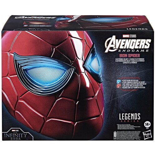 Шлем Hasbro Marvel Legends Series Iron Spider Electronic Helmet Человек-паук F0201