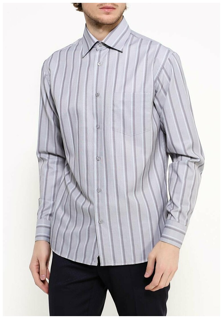 Рубашка мужская длинный рукав CASINO Серый c331/1/5475/Z