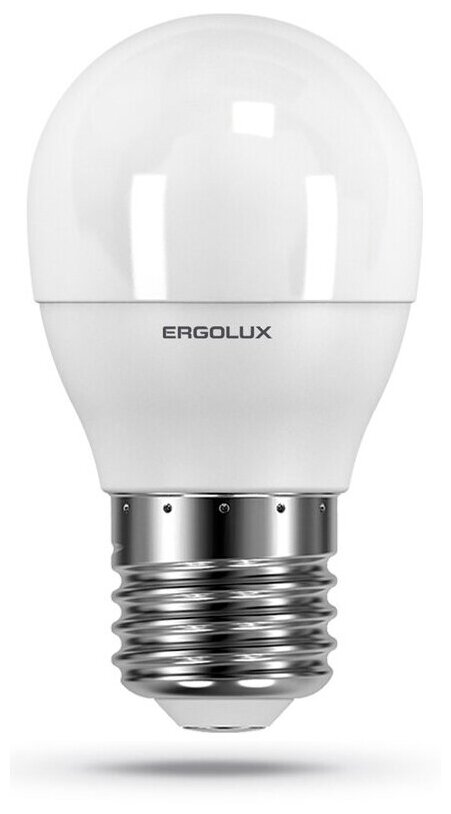 Лампа светодиодная Ergolux LED E27 7Вт - фото №1