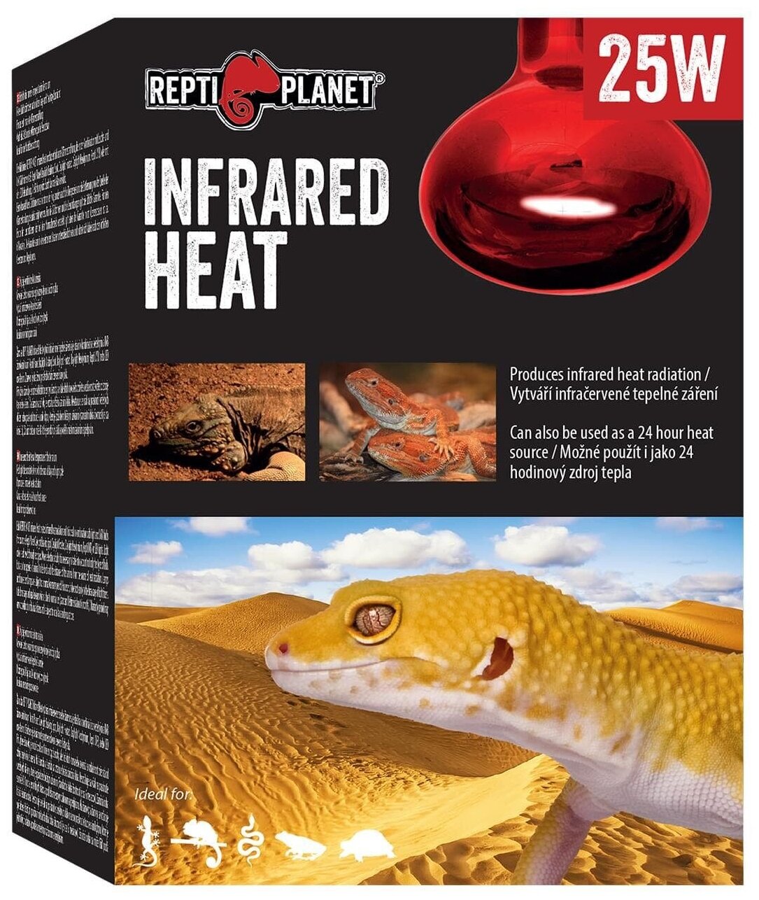 Террариумная инфракрасная лампа Repti Planet Infrared Heat, 25 Вт - фотография № 1