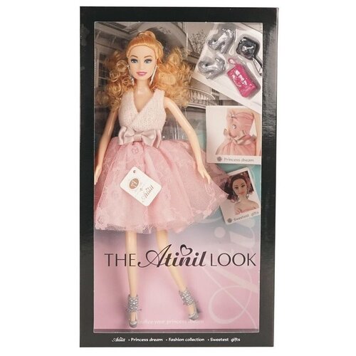 Купить Кукла Atinil. Модный показ в розовом платье, с аксессуарами, 28см - Junfa Toys [WJ-21560]