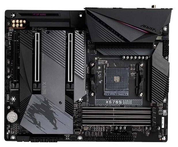 Материнская плата Soc-AM4 Gigabyte X570S AORUS PRO AX (4хDDR4, ATX)