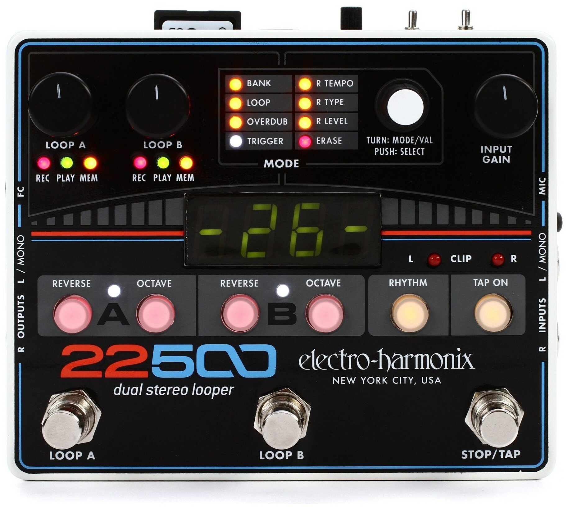 Electro-Harmonix (EHX) 22500 Dual Stereo Looper