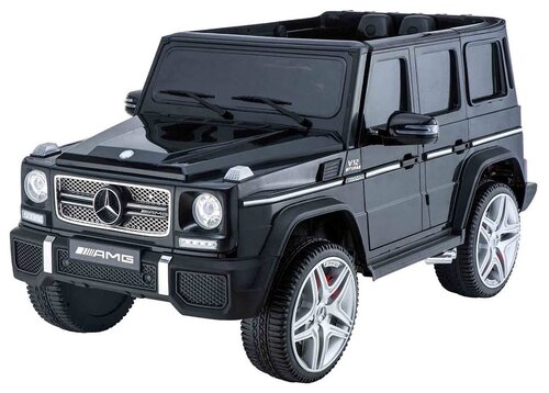 RiverToys Автомобиль Mercedes-Benz G65 AMG 4WD, черный глянец