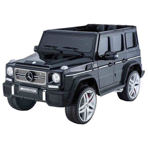 RiverToys Автомобиль Mercedes-Benz G65 AMG 4WD, черный глянец электромобили rivertoys mercedes benz g65