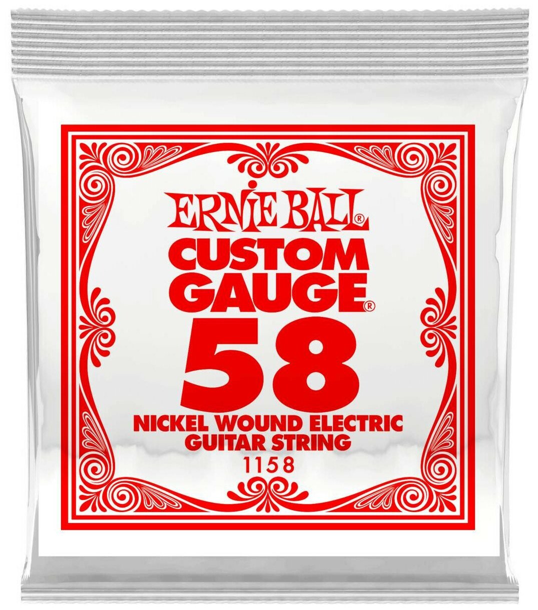 Одиночная струна для электрогитары 58 Ernie Ball 1158