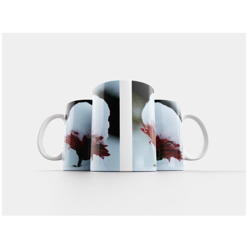 фото Кружка "цветок, зима, снег" 320 мл lotsprints