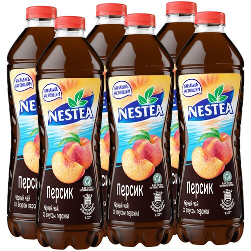 Холодный чай Nestea со вкусом Персика (Персик) 500мл (0,5 л) 6 штук (комплект)