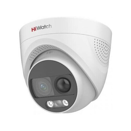 Камера видеонаблюдения HiWatch DS-T213X 28-28мм HD-CVI HD-TVI цветная корп белый 553200₽