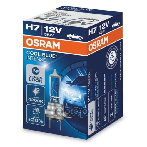 Лампа 12v H7 55w Px26d Osram Cool Blue Intense 1 Шт. Картон 64210cbi Osram арт. 64210CBI
