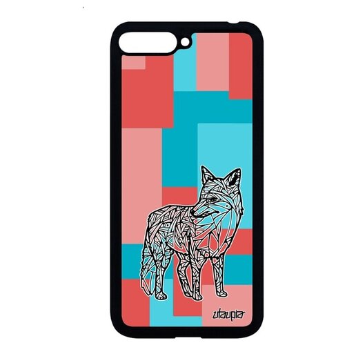 фото Красивый чехол на телефон // huawei y6 2018 // "лиса" лисенок fox, utaupia, цветной