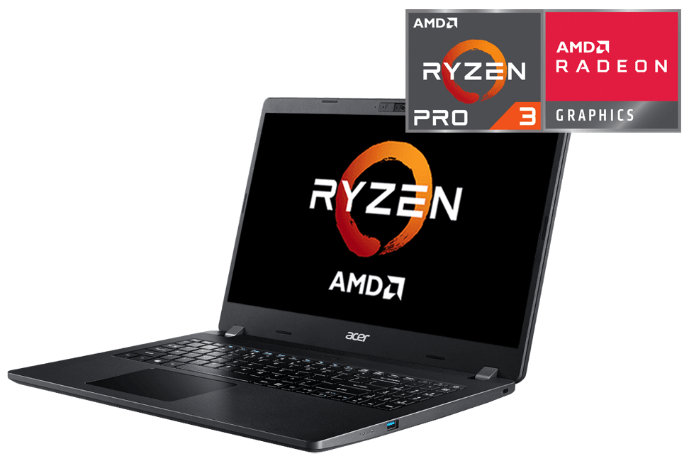 TMP215-41-R74Q TravelMate 15.6'' FHD(1920x1080) IPS/AMD Ryzen 3 PRO 4450U 2.5GHz Quad/8GB+512GB SSD/Integrated/WiFi/BT/1.0MP/3in1/Fingerprint/3cell/1,8 kg/W10Pro/3Y/BLACK