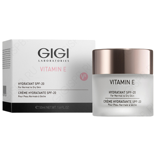 GIGI VITAMIN E  Крем увлажняющий Витамин Е для норм. и сухой кожи, 50 мл