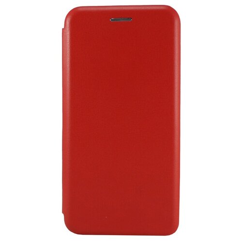 Чехол книжка Mobix для Huawei Mate 20 Lite ( Хуавей Мате 20 Лайт ) с функцией подставки и карманом для карт цвет: красный