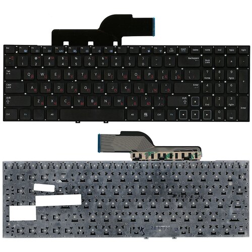 Клавиатура для ноутбука Samsung 300E5A 300V5A 305V5A черная клавиатура для ноутбука samsung np 305v5a черная p n ba5903075