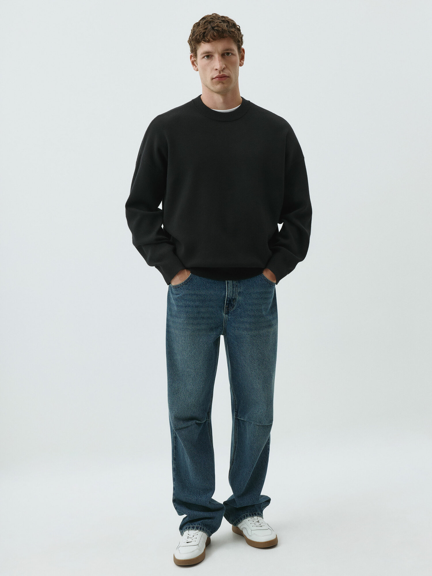 Свитшот Sela, размер M INT, , черный — фото 1