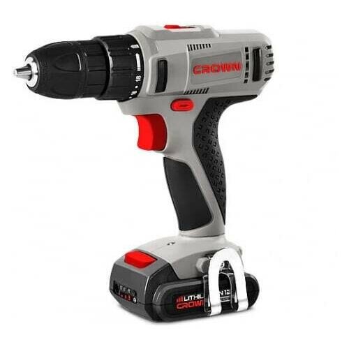 Дрель акк CROWN CT21052LH BMC 12В 2х15Ач Li-ION БЗП10мм 0-4000-1400 17Нм кейс 527600₽