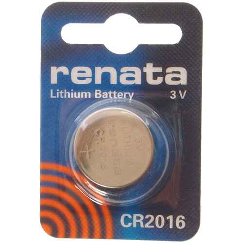батарейка renata cr2016 литиевый элемент питания 3v Lares TX Элемент питания CR2016 RENATA 1шт