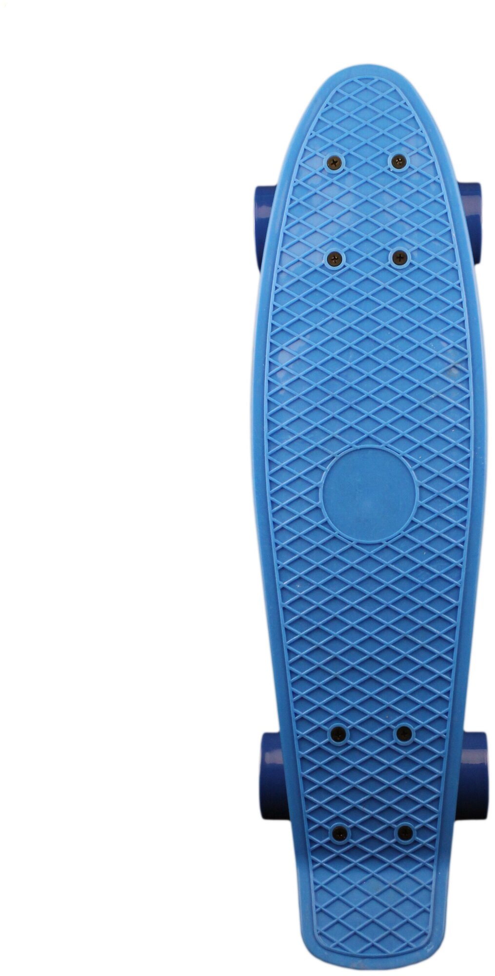 Скейтборд пластиковый 22*6", шасси пластик, колёса PVC 60 мм, синий / Скейтборд детский/ доска для катания