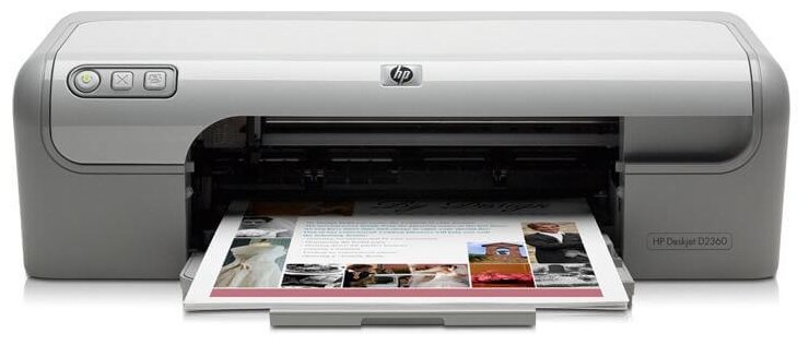 Принтер струйный HP DeskJet D2360, цветн., A4, серый