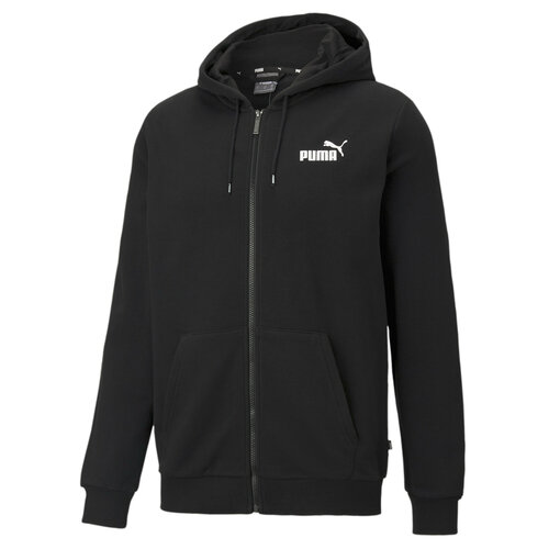 PUMA Ess Small Logo Fz Hoodie, размер XS, черный