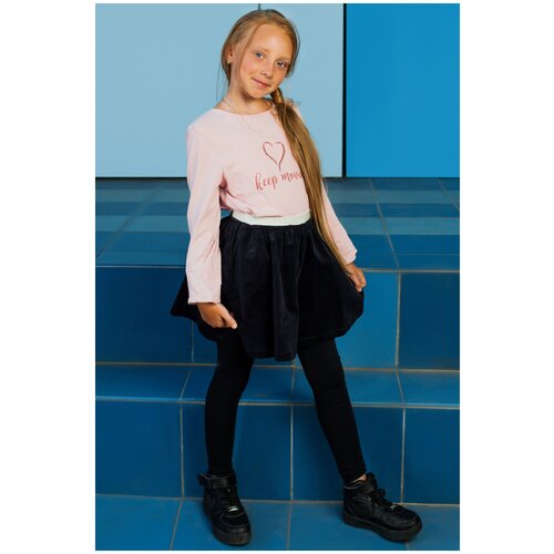 фото Лонгслив baon лонгслив для девочки baon, размер: 158, розовый