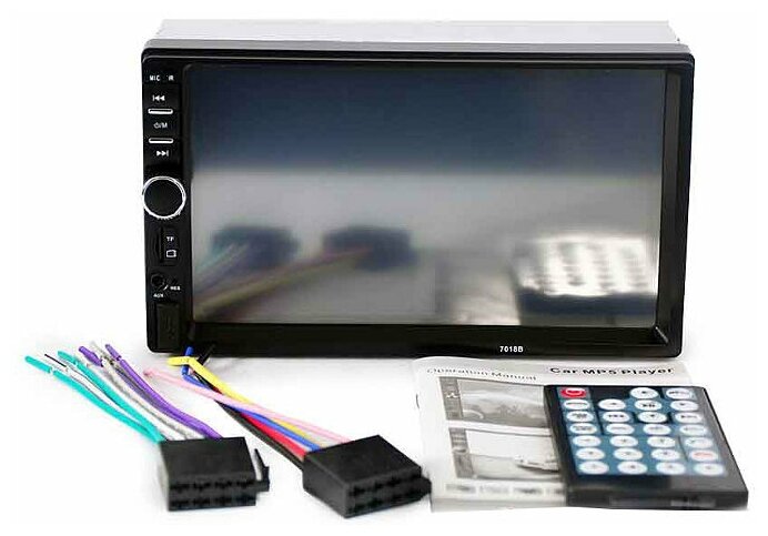 Автомагнитола сенсорная 2DIN (bluetooth, USB, AUX) с пультом