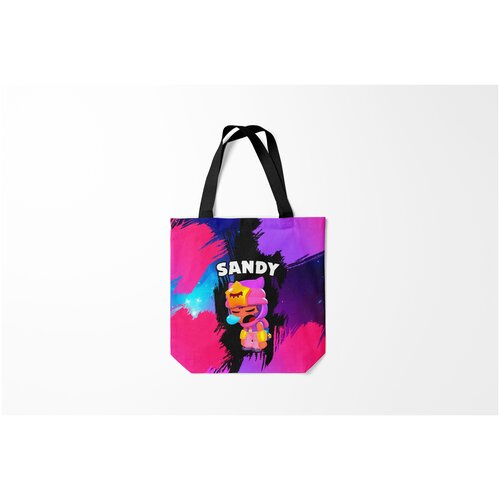 фото Сумка-шоппер / 40х40 см / геймерам / brawl stars sandy space burnettie