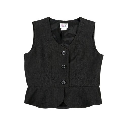 фото Школьный жилет для девочки 80 lvl серый 46