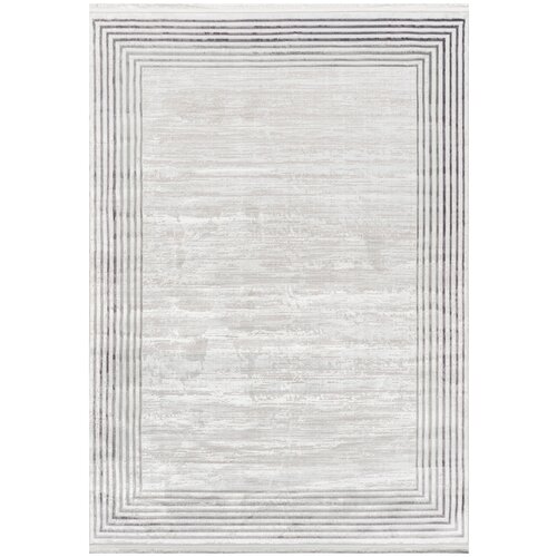 Ковер на пол 1,2 на 1,8 м в спальню, гостиную, серый Serap SR08-Gri