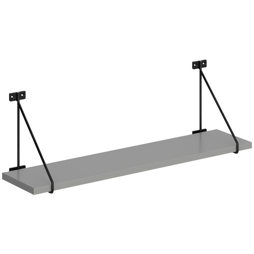 Полка с полкодержателями SH4-BAR Дуб Сонома светлый 660х166х209 COFFEE