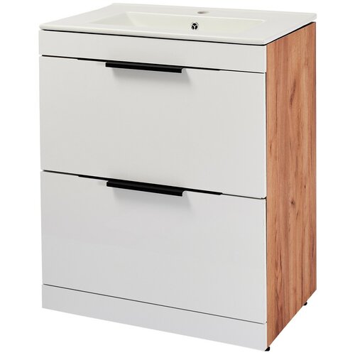 Тумба под раковину 606х850х456мм напольная, амали, DAIVA CASA