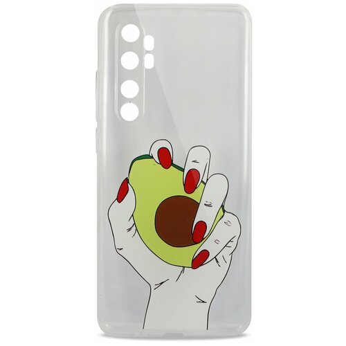 фото Чехол для xiaomi mi note 10 lite lovely силикон premium (avocado in hand) pastila