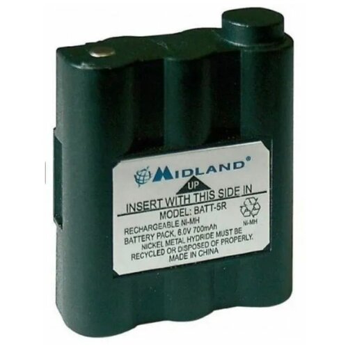 Аккумуляторная батарея для радиостанции Midland BATT-5R zhuji 700mah battery for midland lxt600 batt3r