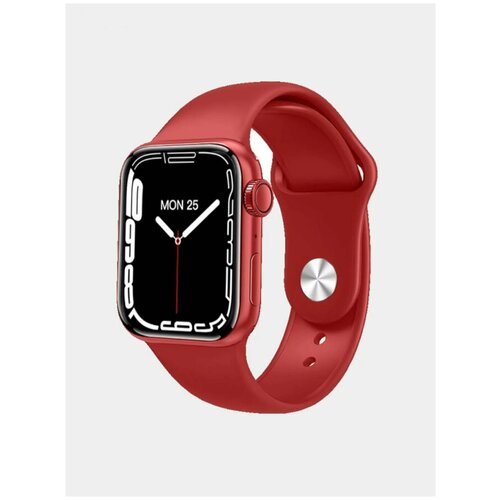 Умные часы M7 Plus Smart Watch 45мм series 7 iOSAndroid влагозащита IP 68 цвет красный 169000₽
