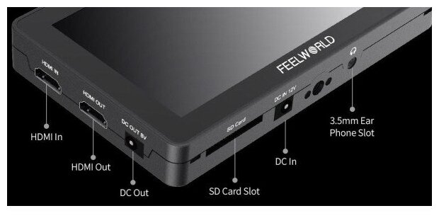 Накамерный монитор Feelworld F6 Plus 3D LUT Touch Screen 5.5