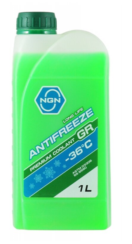 Антифриз Longlife Antifreeze (Green) Готовый GR-36 (GREEN) ANTIFREEZE 1L NGN V172485625